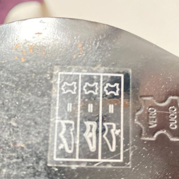 Heyraud Purple Suede Zip up Wedge Booties 37 - Picture 8 of 8